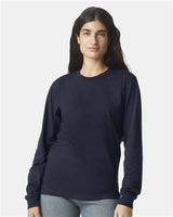 Unisex Fine Jersey Long Sleeve Tee American Apparel Navy