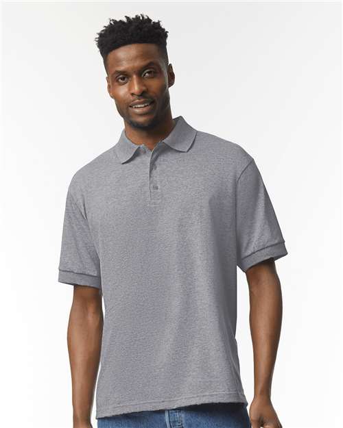 Unisex DryBlend® Jersey Polo Gildan Graphite Heather