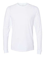 Unisex Sueded Long Sleeve T-Shirt Next Level White