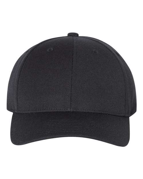 Premium Curved Bill Snapback Cap YP Classics Black Adjustable