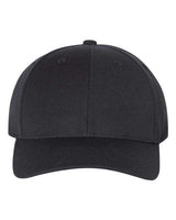 Premium Curved Bill Snapback Cap YP Classics Black Adjustable