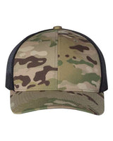 Retro Trucker Cap YP Classics Multicam Green Black Adjustable