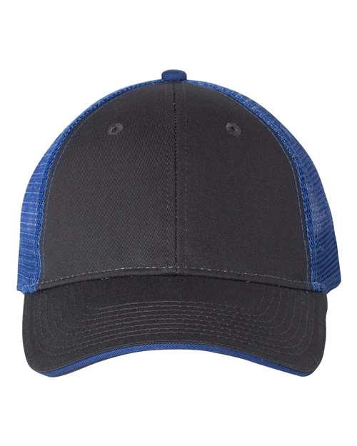 Sandwich Trucker Cap Valucap Charcoal Royal Adjustable