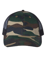 Sandwich Trucker Cap Valucap Green Camo Black Adjustable