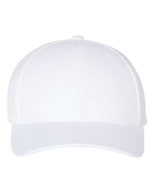 Premium Curved Bill Snapback Cap YP Classics White Adjustable