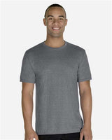 Unisex Snow Heather Jersey T-Shirt JERZEES Charcoal