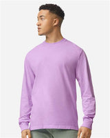 Unisex Garment-Dyed Heavyweight Long Sleeve T-Shirt Comfort Colors Orchid