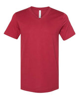 Unisex Jersey V-Neck Tee BELLA + CANVAS Cardinal