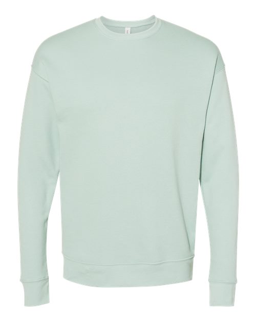Unisex Sponge Fleece Drop Shoulder Crewneck Sweatshirt BELLA + CANVAS Dusty Blue