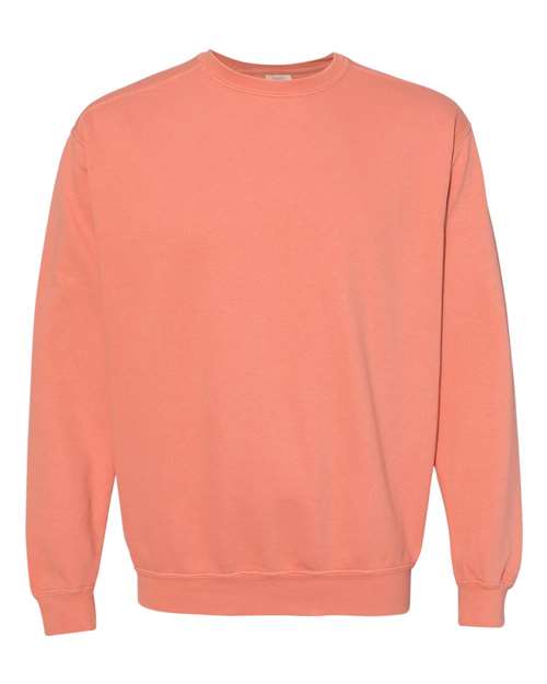 Unisex Garment-Dyed Crewneck Sweatshirt Comfort Colors Terracotta