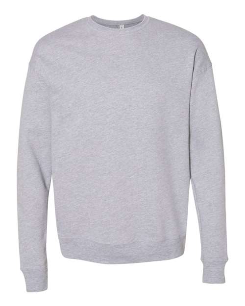 Unisex Sponge Fleece Drop Shoulder Crewneck Sweatshirt BELLA + CANVAS Athletic Heather
