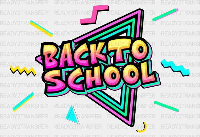 80S Style Back To School Design - To Dtf Heat Transfer
