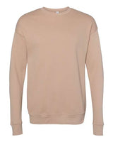 Unisex Sponge Fleece Drop Shoulder Crewneck Sweatshirt BELLA + CANVAS Heather Sand Dune