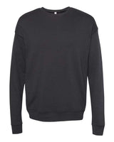 Unisex Sponge Fleece Drop Shoulder Crewneck Sweatshirt BELLA + CANVAS DTG Dark Grey