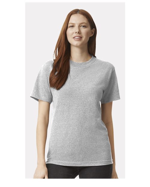 Unisex Heavyweight Cotton Tee American Apparel Heather Grey