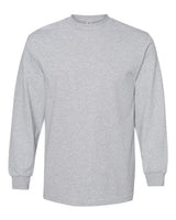 Unisex Heavyweight Cotton Long Sleeve Tee American Apparel Heather Grey
