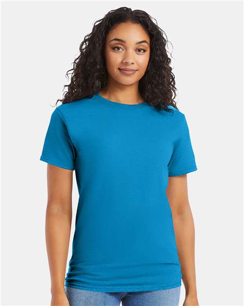 Essential-T T-Shirt Hanes Teal