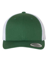 Retro Trucker Cap YP Classics Evergreen White Adjustable