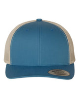 Retro Trucker Cap YP Classics Steel Blue Silver Adjustable