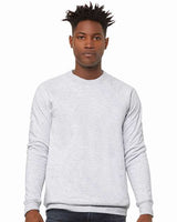Unisex Sponge Fleece Raglan Crewneck Sweatshirt BELLA + CANVAS Ash