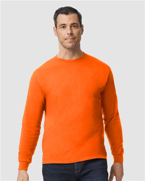 Unisex Heavy Cotton™ Long Sleeve T-Shirt Gildan Orange