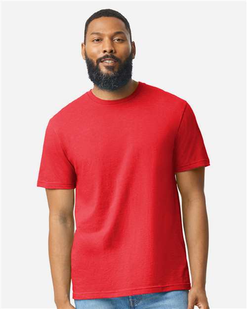 Unisex Softstyle® CVC T-Shirt Gildan Red Mist