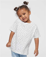 Toddler Fine Jersey Tee Rabbit Skins White Spot