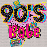 90s Babe DTF Transfer ready2transfer