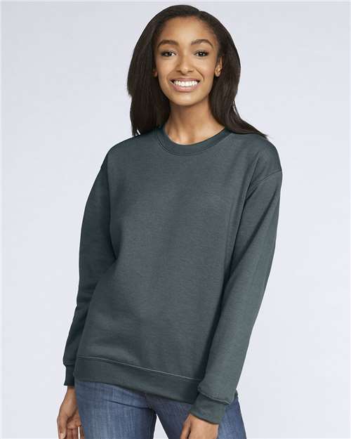 Unisex Softstyle® Midweight Crewneck Sweatshirt Gildan Dark Heather