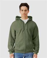 Unisex Softstyle® Midweight Full-Zip Hooded Sweatshirt