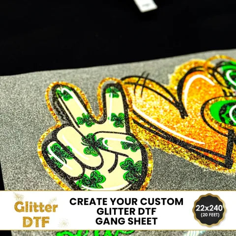 Custom Glitter DTF Gang Sheet Builder