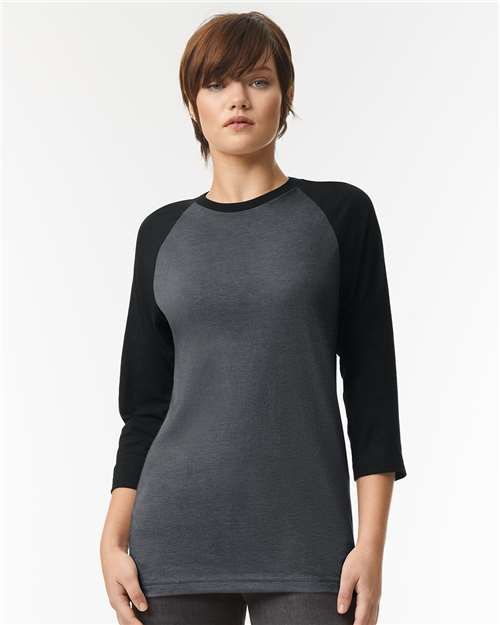 Unisex CVC Raglan Tee