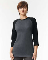 Unisex CVC Raglan Tee