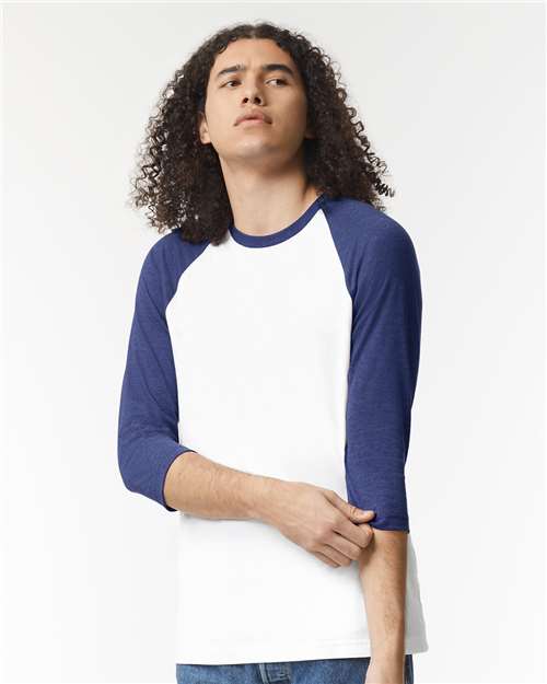 Unisex CVC Raglan Tee