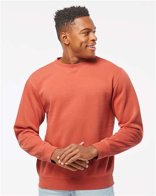 Unisex Midweight Pigment-Dyed Crewneck Sweatshirt