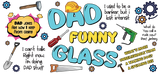 Dad Funny Glass - Dad Cup Wrap UV Sticker Permanent UV DTF Decal