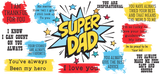 Super Dad - Dad Cup Wrap UV Sticker Permanent UV DTF Decal