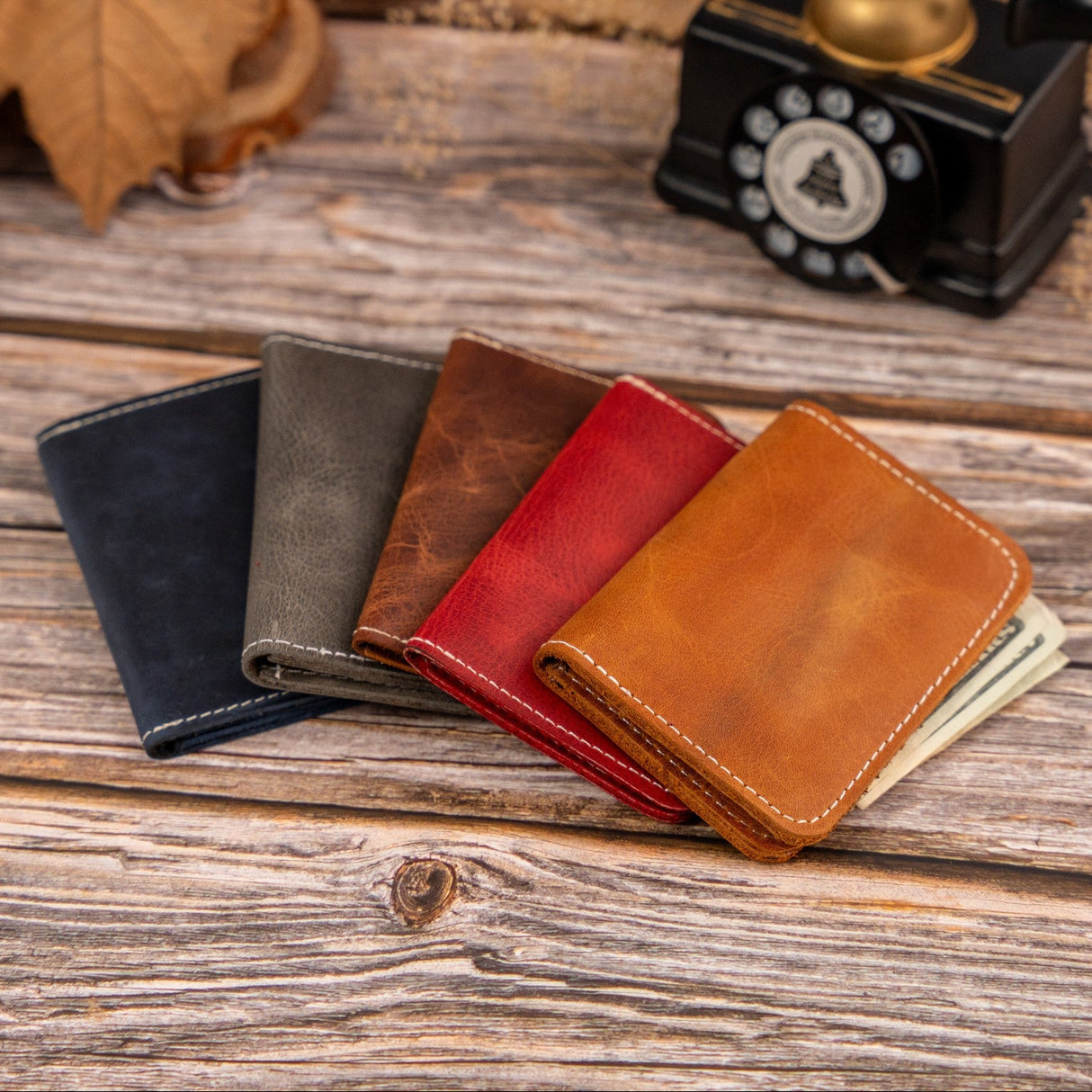 Custom Engraved Leather Wallet for Men V2 Transfer Kingdom