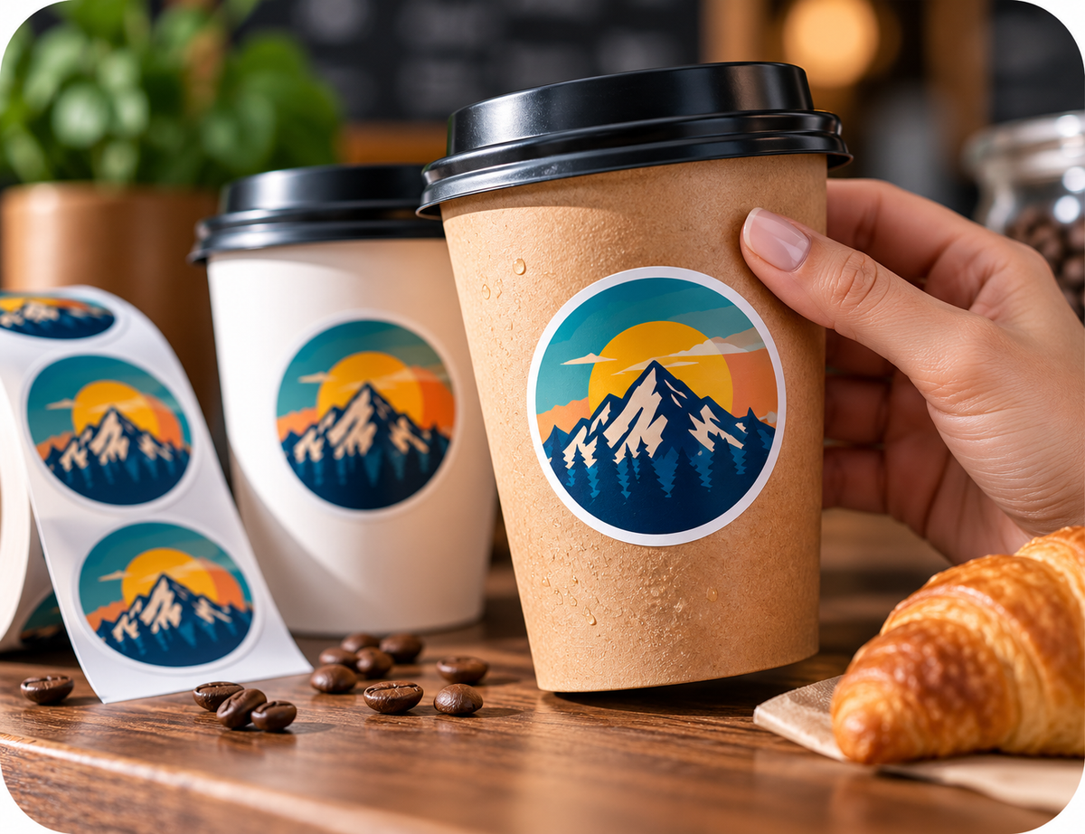 Coffee Cup Labels