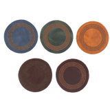 Custom Engraved Leather Coaster Transfer Kingdom