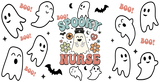 Spooky Nurse - Halloween Cup Wrap UV Sticker Permanent UV DTF Decal