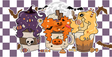 Halloween Drink Design - Halloween Cup Wrap UV Sticker Permanent UV DTF Decal ready2transfer