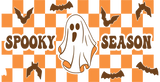 Spooky Season Ghost Design - Halloween Cup Wrap UV Sticker Permanent UV DTF Decal ready2transfer