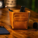 Custom Engraved Leather Desk Box Transfer Kingdom