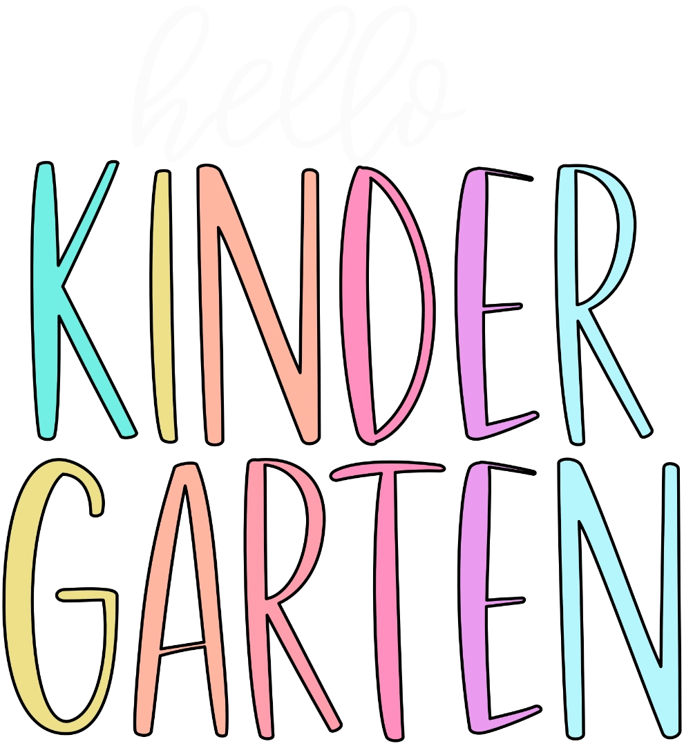 Hello Kinder Garten DTF Transfer