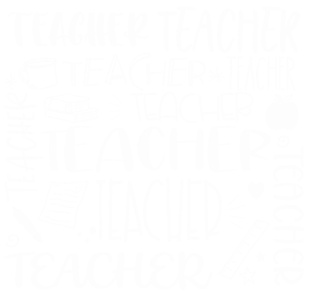 Teacher Teacher Teacher DTF Transfer