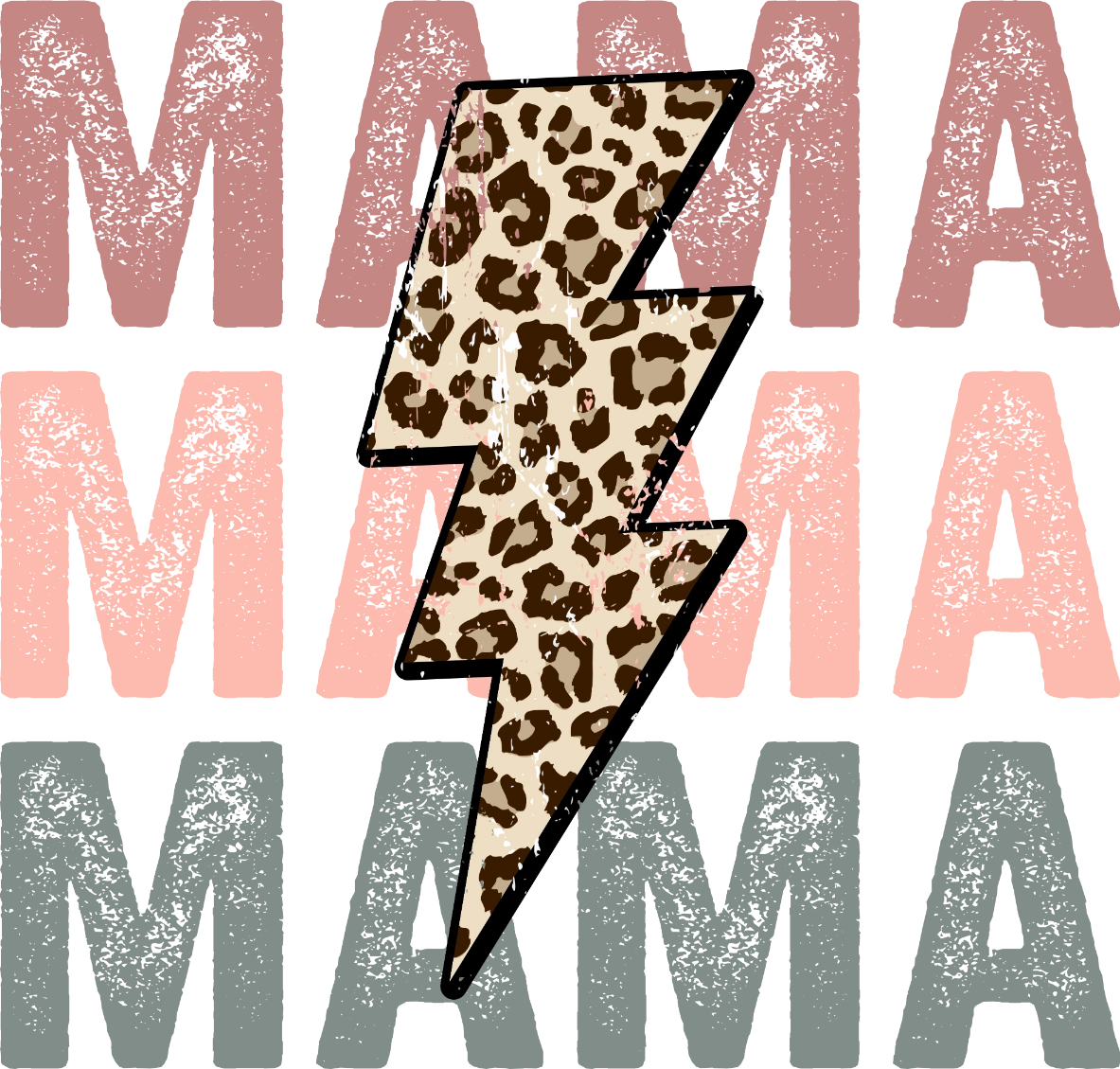 Mama Lightning Mama DTF Transfer