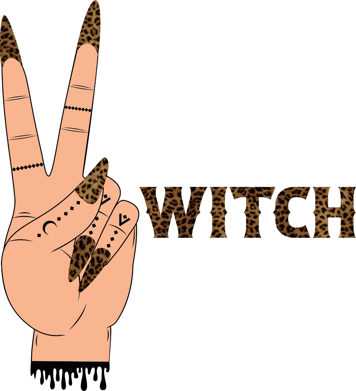 BAD WITCH VIBES DTF Transfer