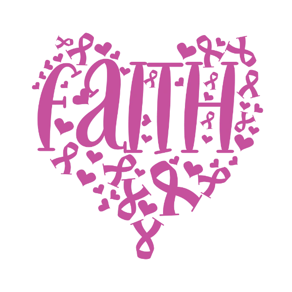 Faith Heart DTF Transfer