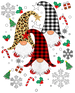Christmas Gnomies DTF Transfer ready2transfer Lined